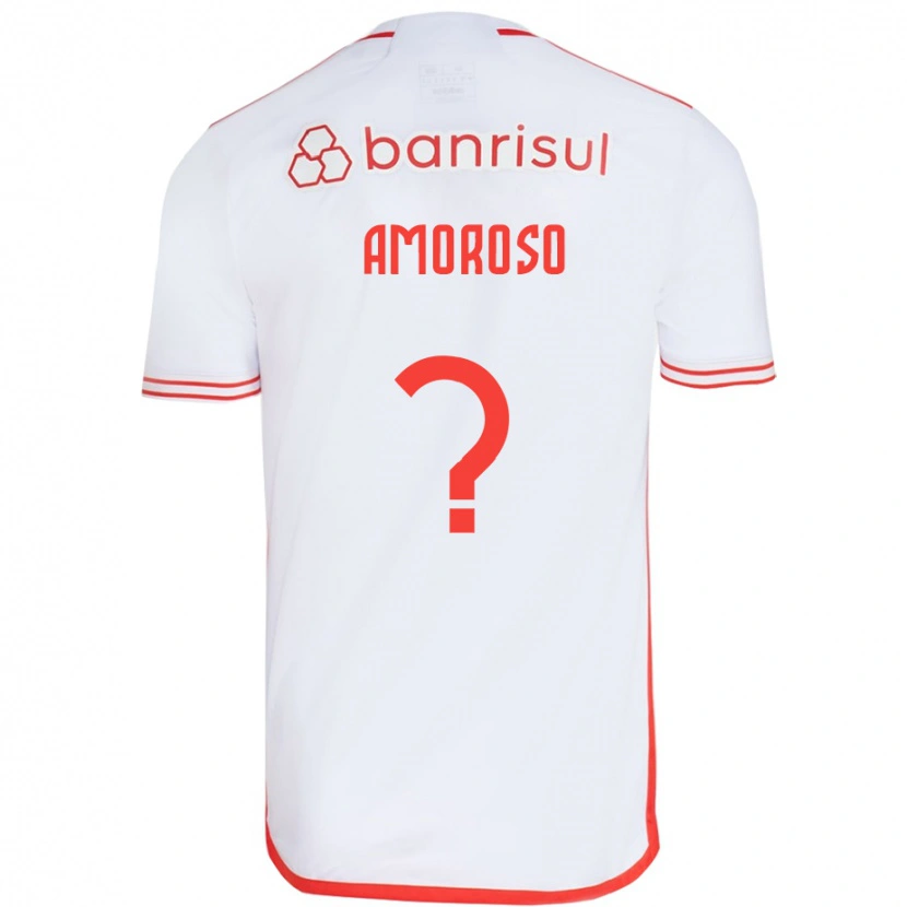 Danxen Kinder Matteo Amoroso #0 Rot Weiß Auswärtstrikot Trikot 2025/26 T-Shirt Schweiz