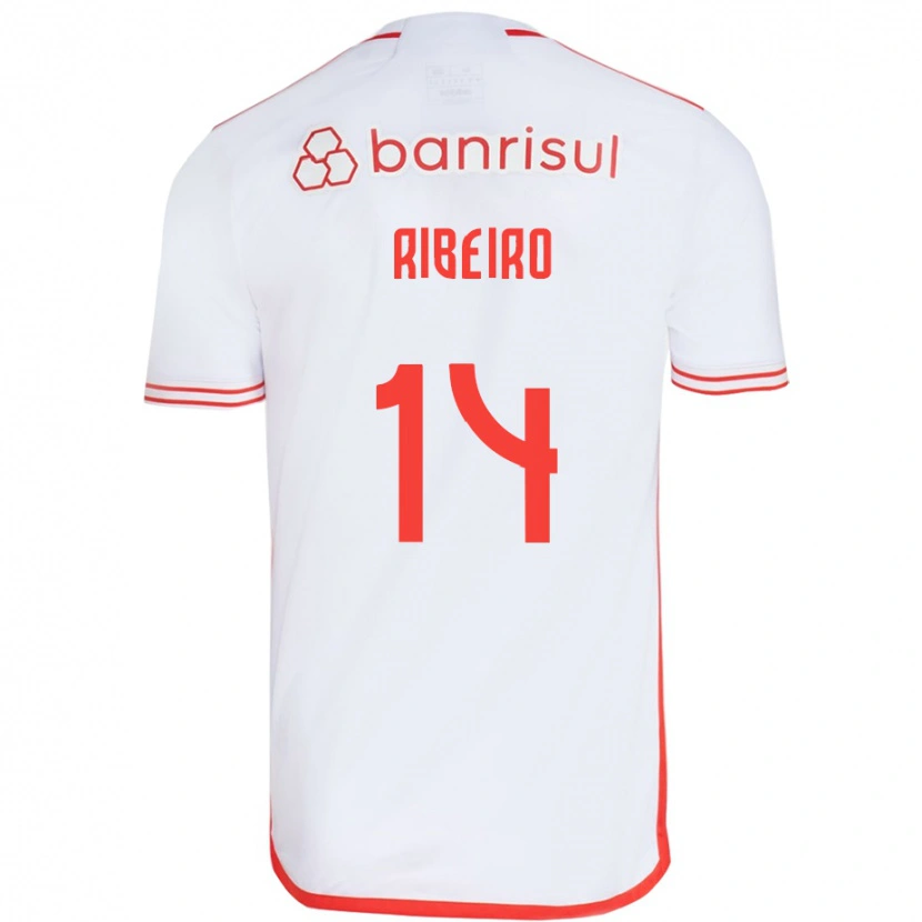 Danxen Kinder Lucas Ribeiro #14 Rot Weiß Auswärtstrikot Trikot 2025/26 T-Shirt Schweiz