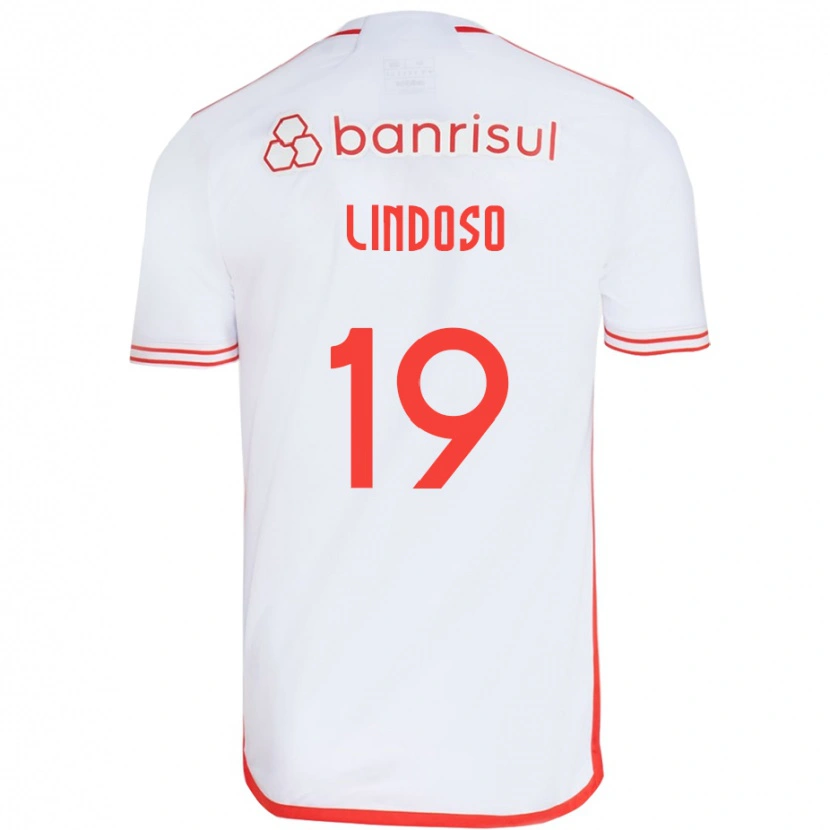 Danxen Kinder Rodrigo Lindoso #19 Rot Weiß Auswärtstrikot Trikot 2025/26 T-Shirt Schweiz