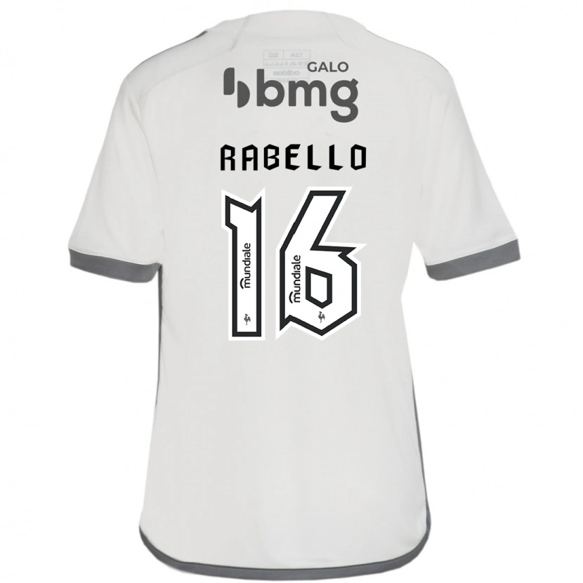 Danxen Kinder Igor Rabello #16 Weiß Schwarz Auswärtstrikot Trikot 2025/26 T-Shirt Schweiz