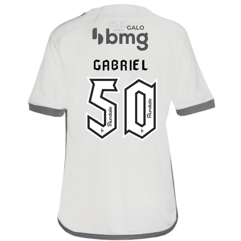 Danxen Kinder Vitor Gabriel #50 Weiß Schwarz Auswärtstrikot Trikot 2025/26 T-Shirt Schweiz