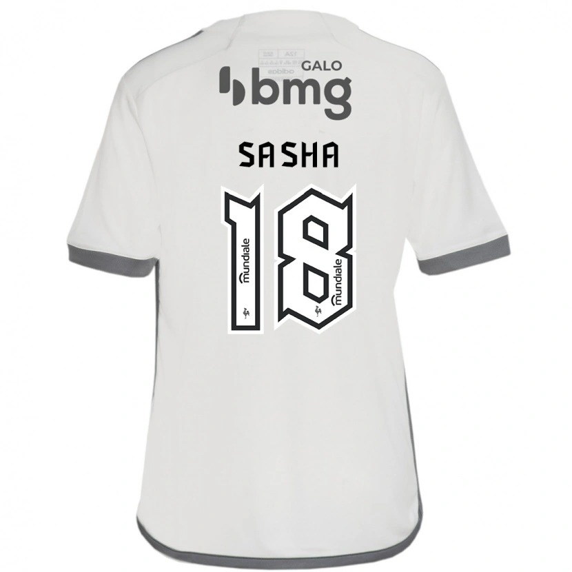 Danxen Kinder Eduardo Sasha #18 Weiß Schwarz Auswärtstrikot Trikot 2025/26 T-Shirt Schweiz