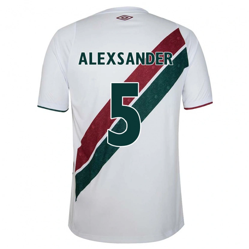 Danxen Kinder Alexsander #5 Weiß Grün Kastanienbraun Auswärtstrikot Trikot 2025/26 T-Shirt Schweiz