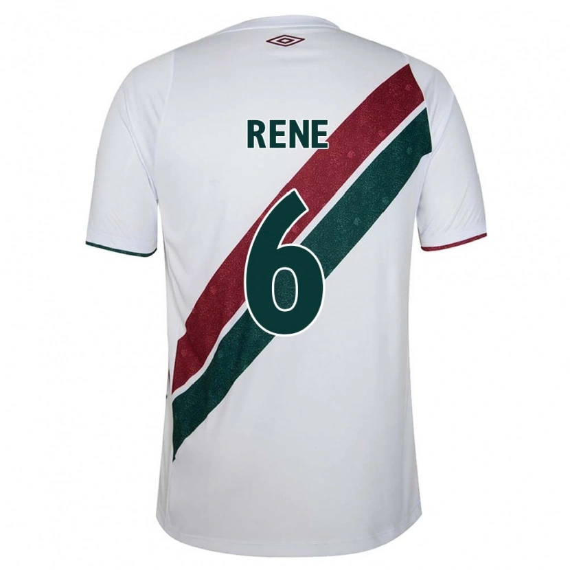 Danxen Kinder Renê #6 Grün Kastanienbraun Weiß Auswärtstrikot Trikot 2025/26 T-Shirt Schweiz