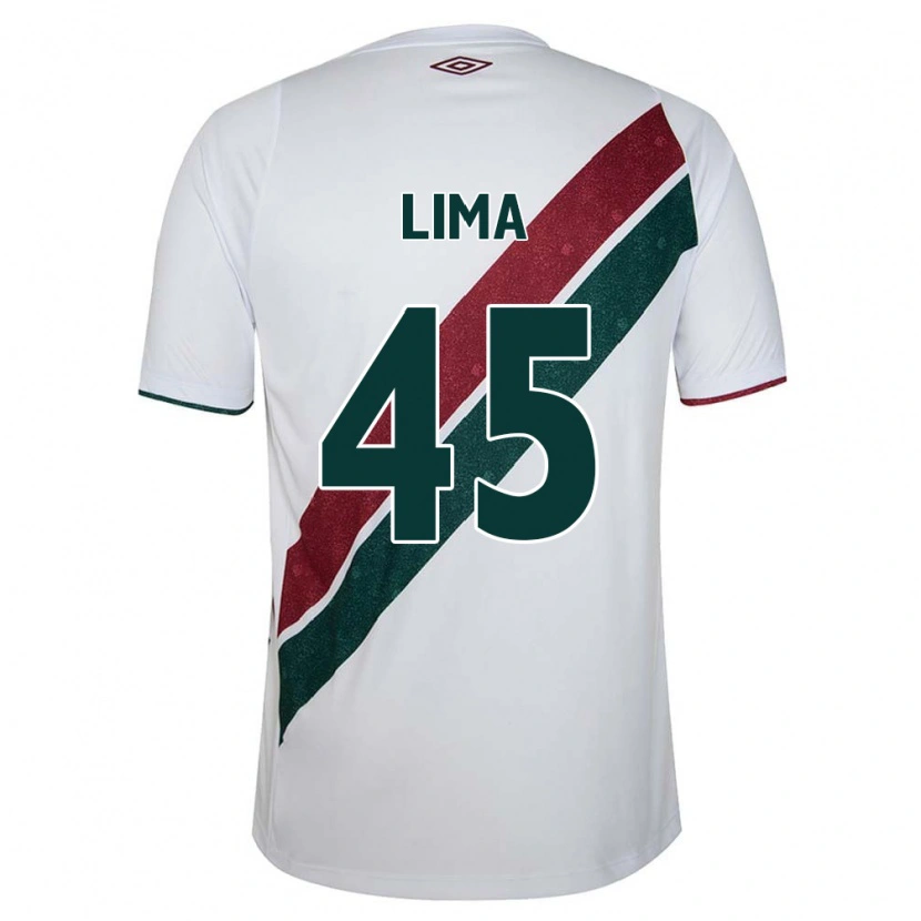 Danxen Kinder Lima #45 Grün Kastanienbraun Weiß Auswärtstrikot Trikot 2025/26 T-Shirt Schweiz