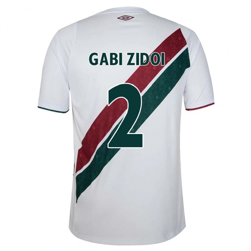 Danxen Kinder Gabi Zidoi #2 Grün Kastanienbraun Weiß Auswärtstrikot Trikot 2025/26 T-Shirt Schweiz