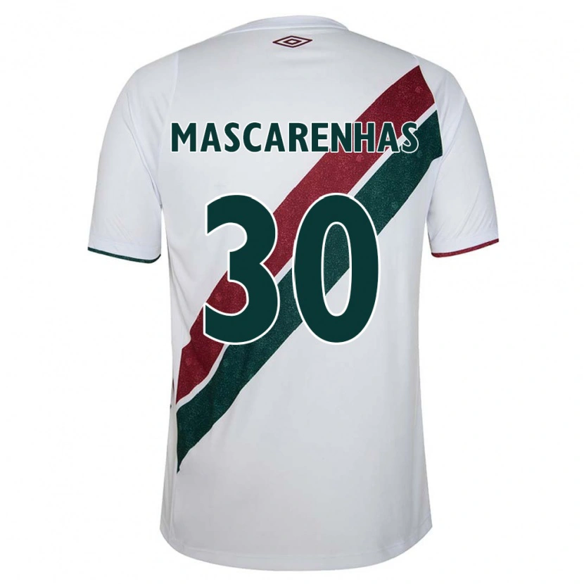 Danxen Kinder Matheus Mascarenhas #30 Grün Kastanienbraun Weiß Auswärtstrikot Trikot 2025/26 T-Shirt Schweiz