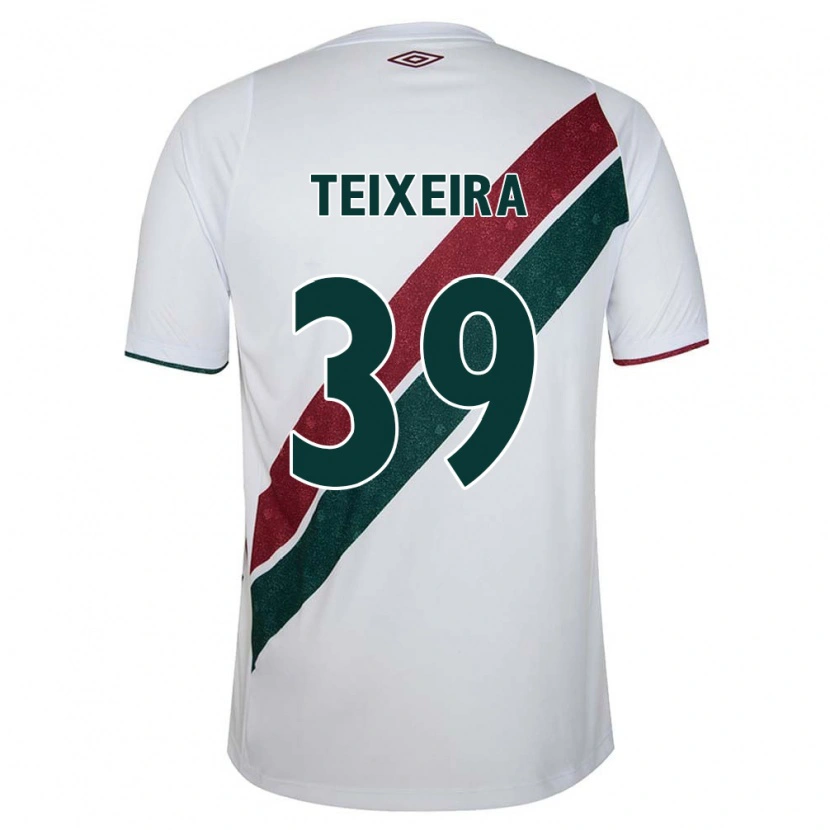 Danxen Kinder Gabriel Teixeira #39 Grün Kastanienbraun Weiß Auswärtstrikot Trikot 2025/26 T-Shirt Schweiz