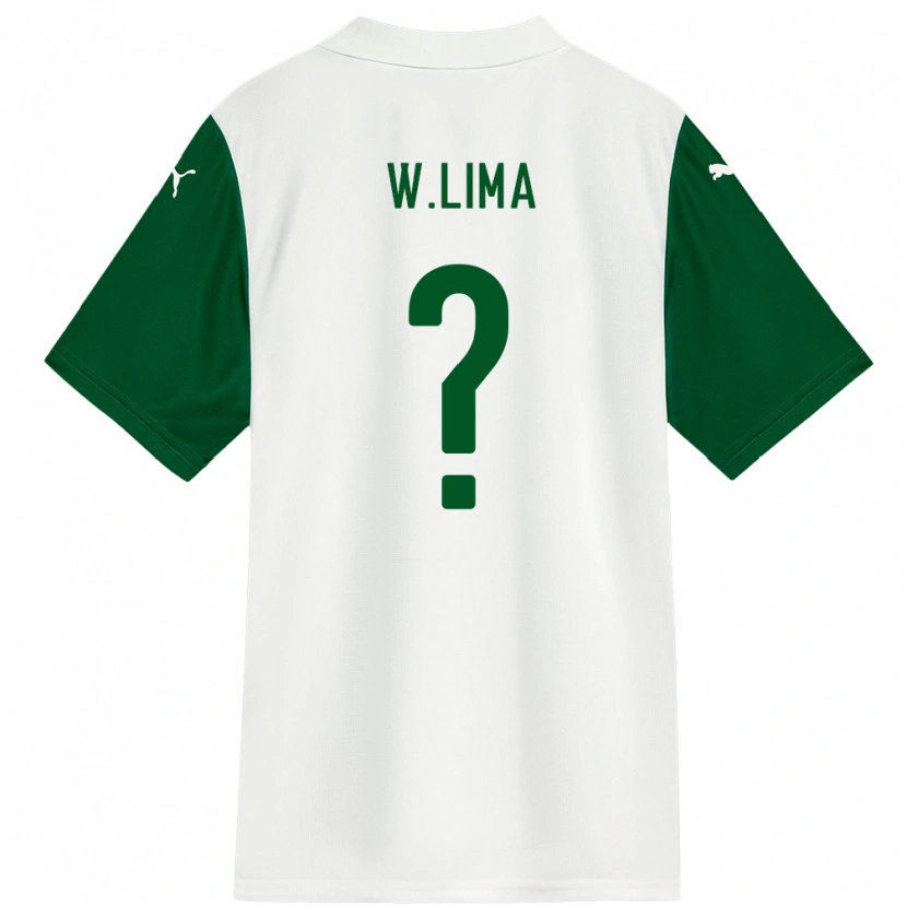 Danxen Kinder Wesley Lima #0 Grün Weiß Auswärtstrikot Trikot 2025/26 T-Shirt Schweiz