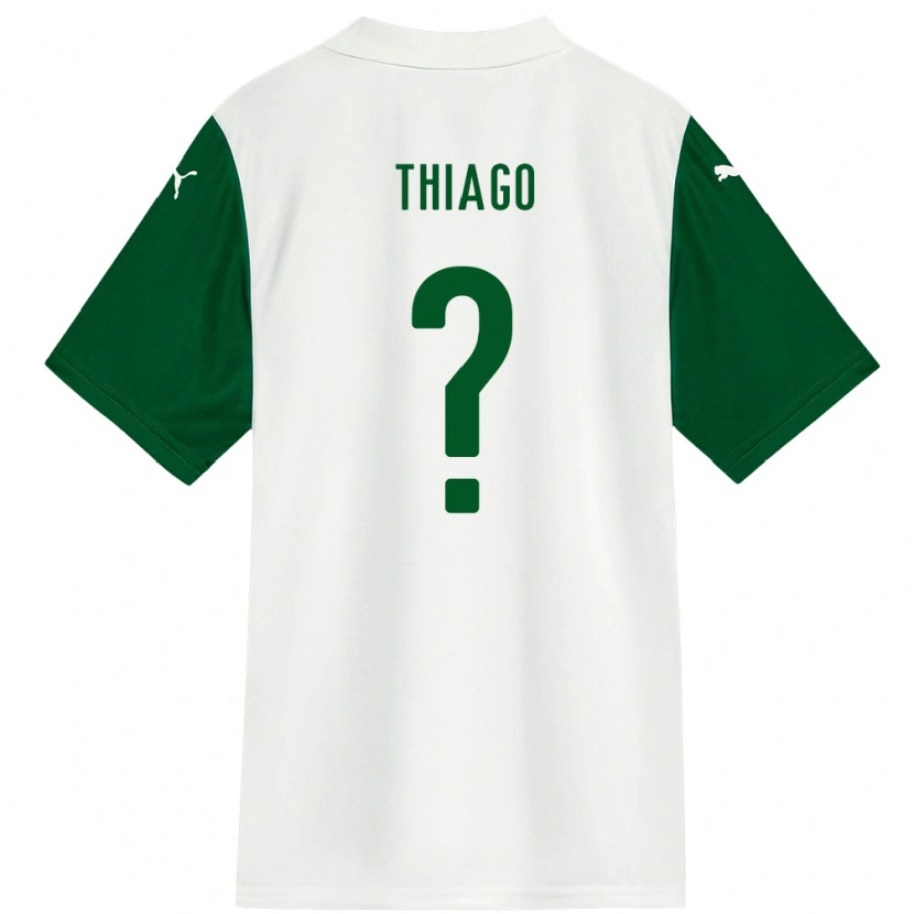 Danxen Kinder Thiago #0 Grün Weiß Auswärtstrikot Trikot 2025/26 T-Shirt Schweiz