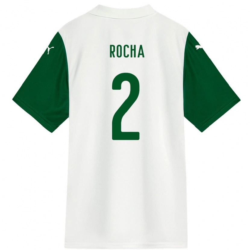 Danxen Kinder Marcos Rocha #2 Grün Weiß Auswärtstrikot Trikot 2025/26 T-Shirt Schweiz