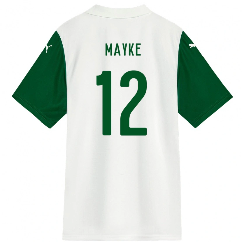 Danxen Kinder Mayke #12 Grün Weiß Auswärtstrikot Trikot 2025/26 T-Shirt Schweiz