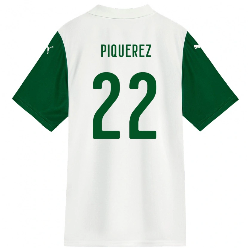 Danxen Kinder Joaquín Piquerez #22 Grün Weiß Auswärtstrikot Trikot 2025/26 T-Shirt Schweiz