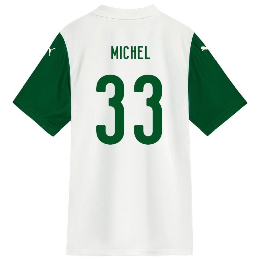 Danxen Kinder Michel #33 Grün Weiß Auswärtstrikot Trikot 2025/26 T-Shirt Schweiz