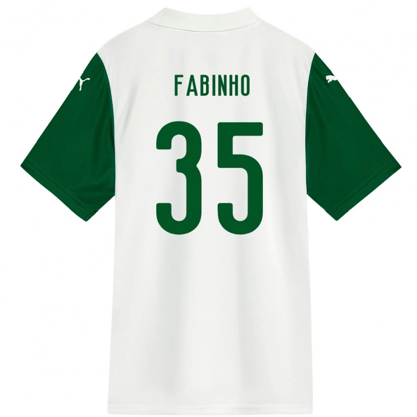 Danxen Kinder Fabinho #35 Grün Weiß Auswärtstrikot Trikot 2025/26 T-Shirt Schweiz