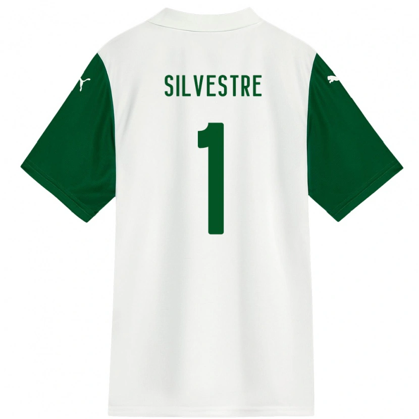 Danxen Kinder Vinicius Silvestre #1 Grün Weiß Auswärtstrikot Trikot 2025/26 T-Shirt Schweiz