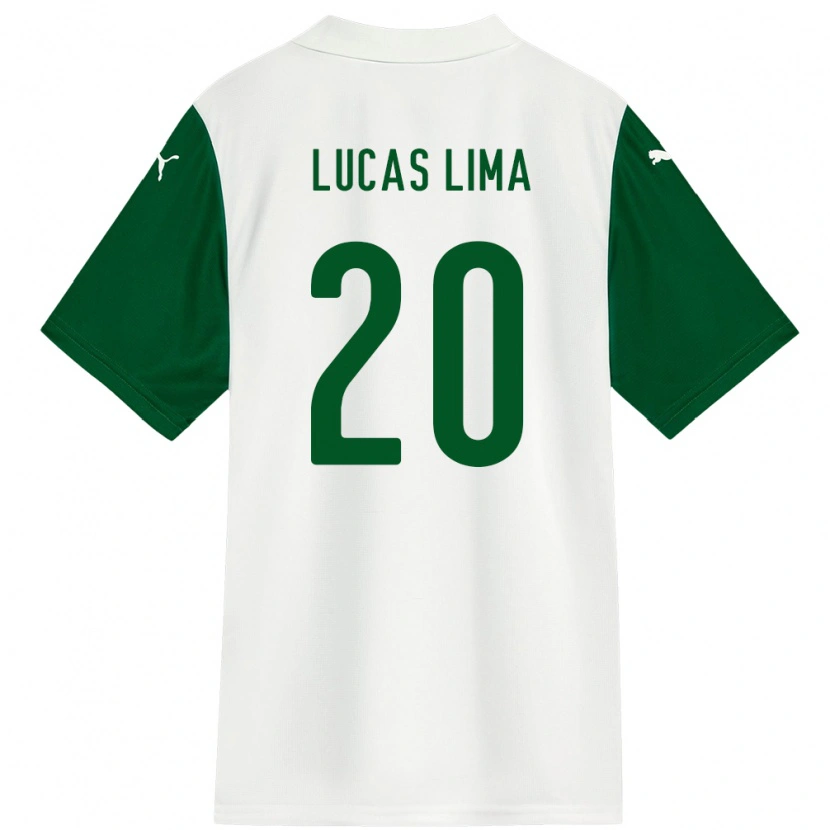 Danxen Kinder Lucas Lima #20 Grün Weiß Auswärtstrikot Trikot 2025/26 T-Shirt Schweiz