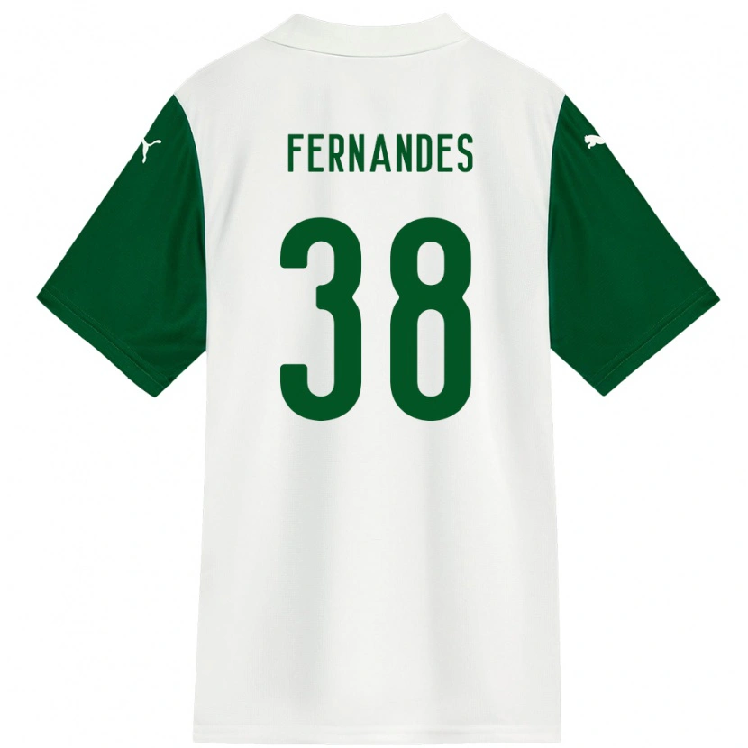 Danxen Kinder Matheus Fernandes #38 Grün Weiß Auswärtstrikot Trikot 2025/26 T-Shirt Schweiz