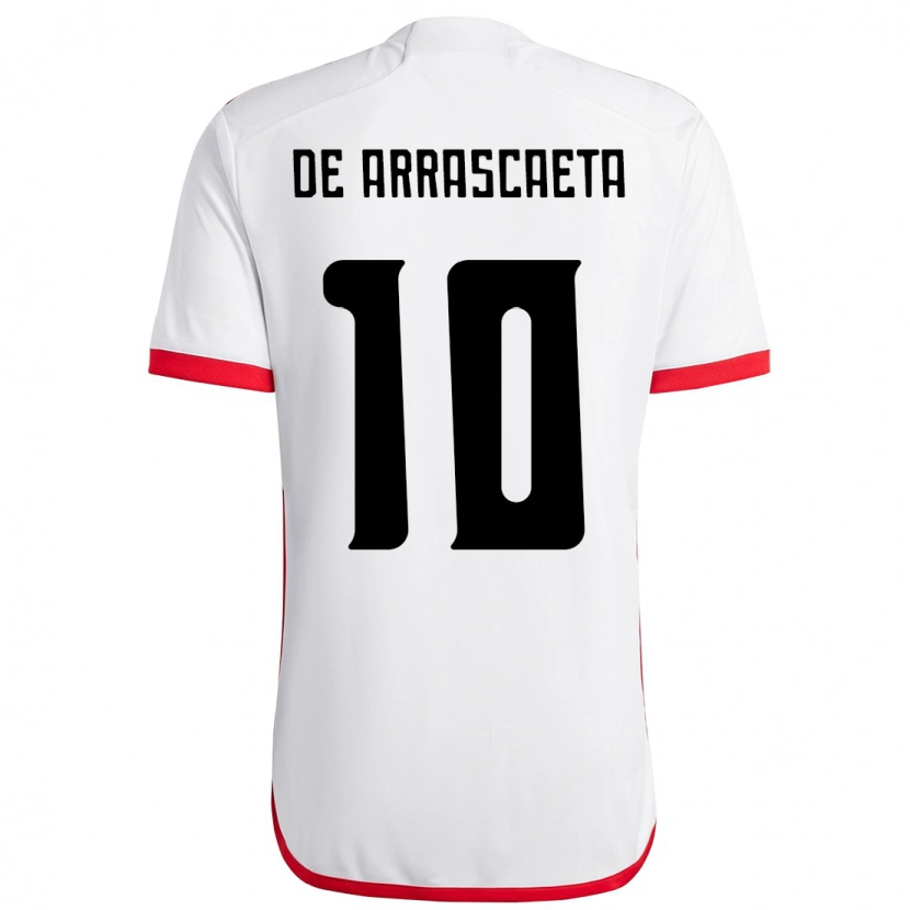 Danxen Kinder Giorgian De Arrascaeta #10 Rot Schwarz Auswärtstrikot Trikot 2025/26 T-Shirt Schweiz