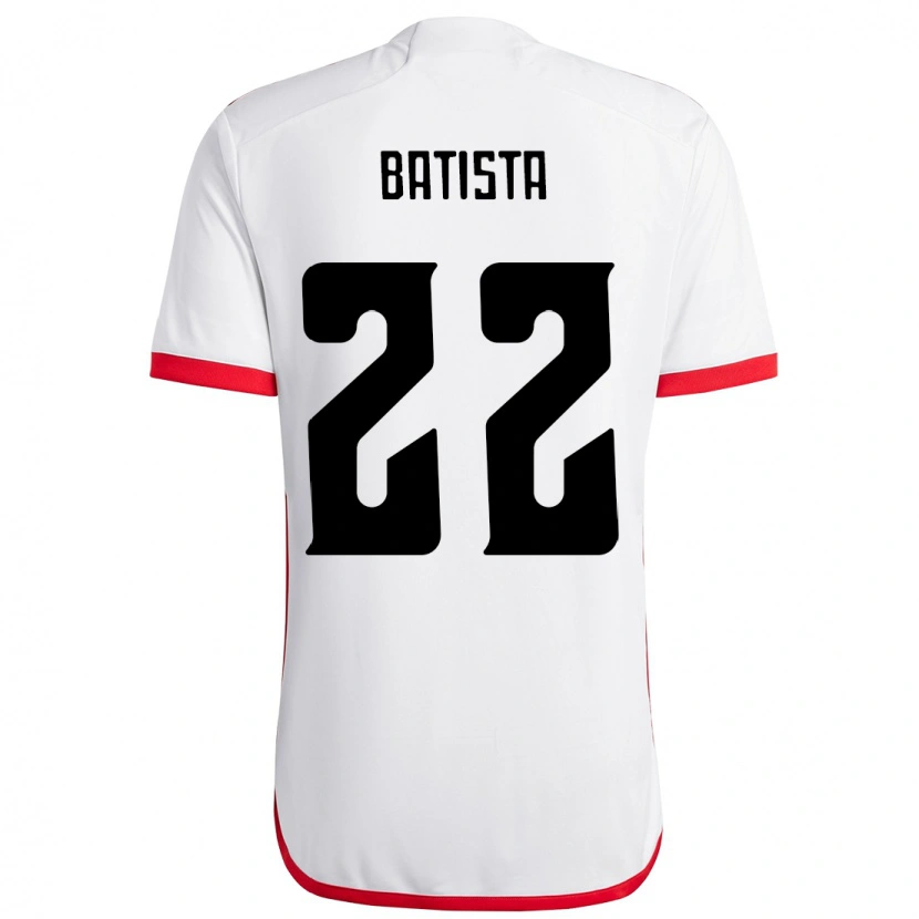 Danxen Kinder Gabriel Batista #22 Rot Schwarz Auswärtstrikot Trikot 2025/26 T-Shirt Schweiz