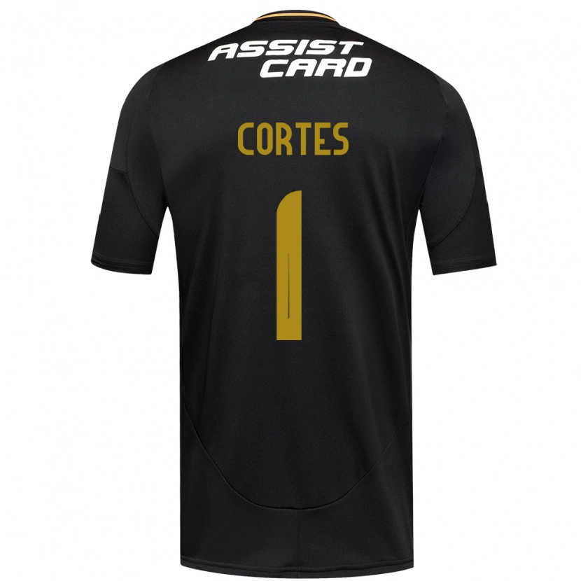 Danxen Kinder Brayan Cortés #1 Schwarz Weiß Gelb Auswärtstrikot Trikot 2025/26 T-Shirt Schweiz