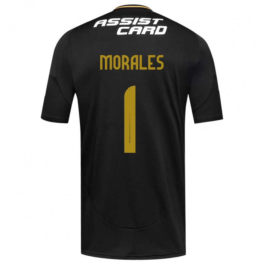 Danxen Kinder Benjamín Morales #1 Schwarz Weiß Gelb Auswärtstrikot Trikot 2025/26 T-Shirt Schweiz