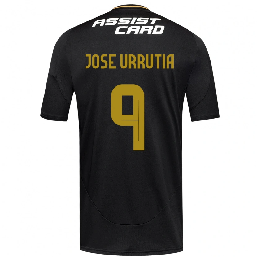 Danxen Kinder María José Urrutia #9 Schwarz Weiß Gelb Auswärtstrikot Trikot 2025/26 T-Shirt Schweiz