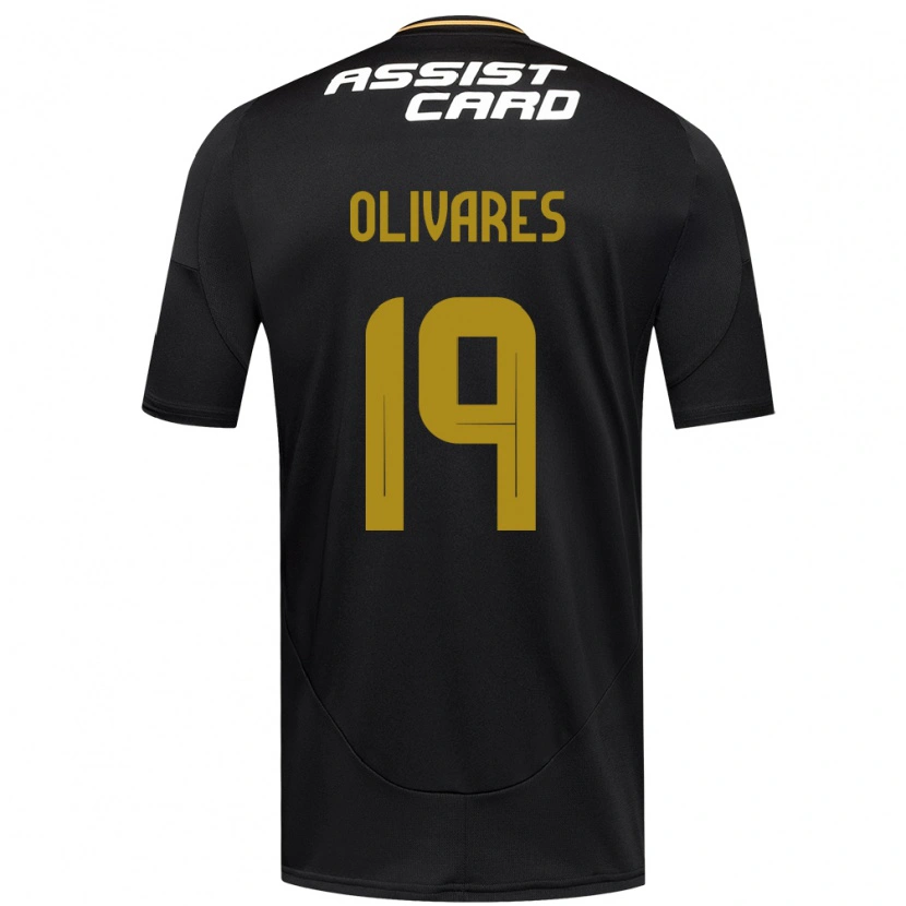 Danxen Kinder Michelle Olivares #19 Schwarz Weiß Gelb Auswärtstrikot Trikot 2025/26 T-Shirt Schweiz
