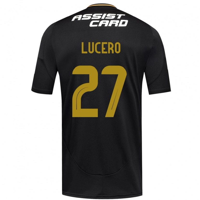 Danxen Kinder Valentina Lucero #27 Schwarz Weiß Gelb Auswärtstrikot Trikot 2025/26 T-Shirt Schweiz