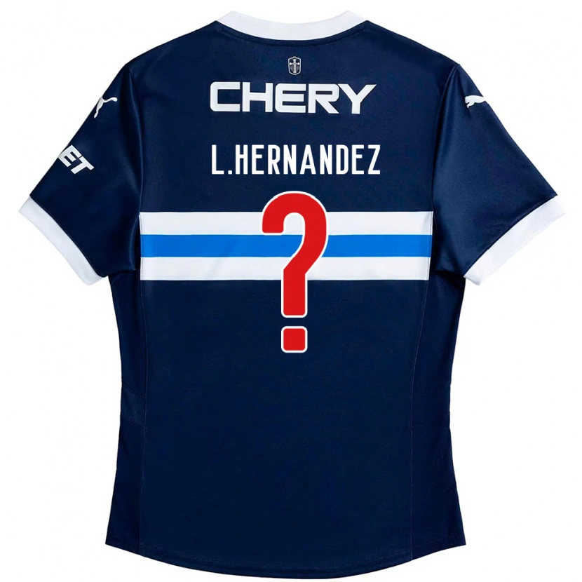 Danxen Kinder Luis Felipe Hernández #0 Schwarz Blau Auswärtstrikot Trikot 2025/26 T-Shirt Schweiz