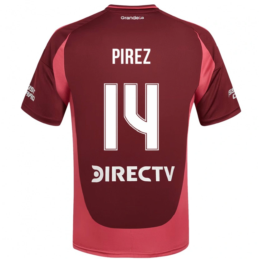 Danxen Kinder Leandro González Pírez #14 Weiß Rot Auswärtstrikot Trikot 2025/26 T-Shirt Schweiz