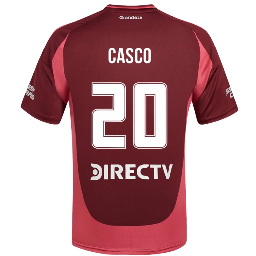 Danxen Kinder Milton Casco #20 Weiß Rot Auswärtstrikot Trikot 2025/26 T-Shirt Schweiz