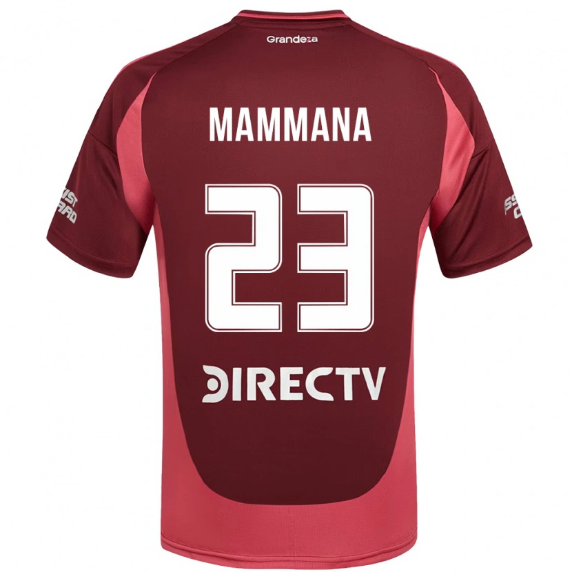 Danxen Kinder Emanuel Mammana #23 Weiß Rot Auswärtstrikot Trikot 2025/26 T-Shirt Schweiz