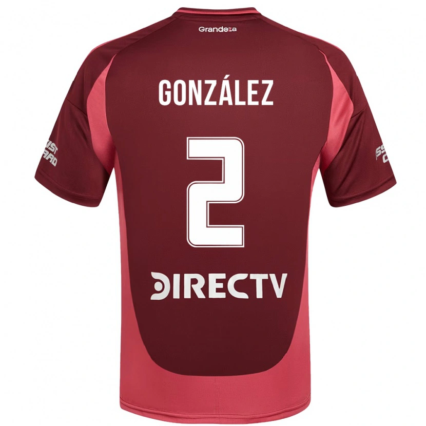 Danxen Kinder Giuliana González #2 Weiß Rot Auswärtstrikot Trikot 2025/26 T-Shirt Schweiz