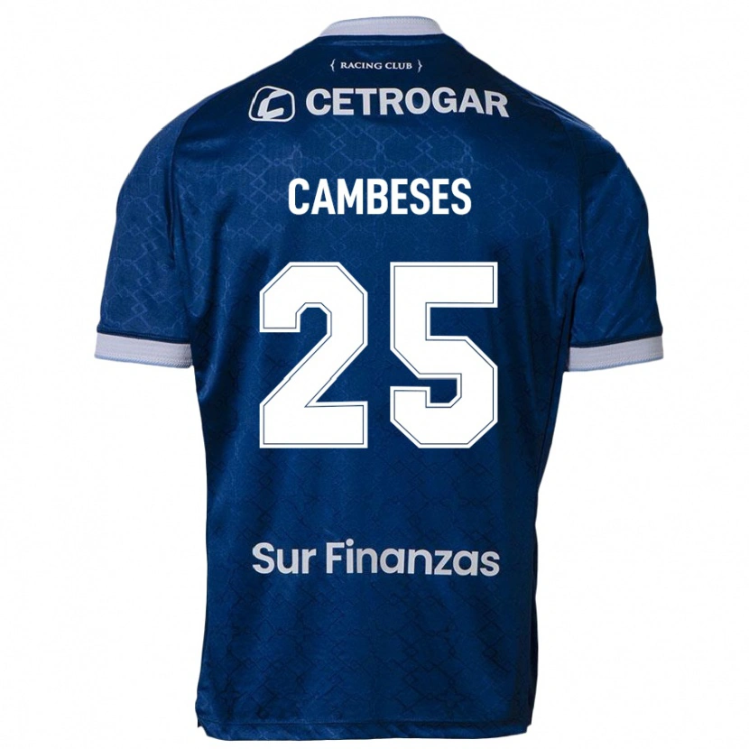 Danxen Kinder Facundo Cambeses #25 Himmelblau Auswärtstrikot Trikot 2025/26 T-Shirt Schweiz