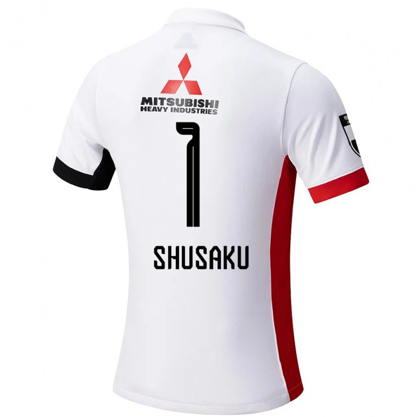 Danxen Kinder Shusaku Nishikawa #1 Rot Weiß Auswärtstrikot Trikot 2025/26 T-Shirt Schweiz