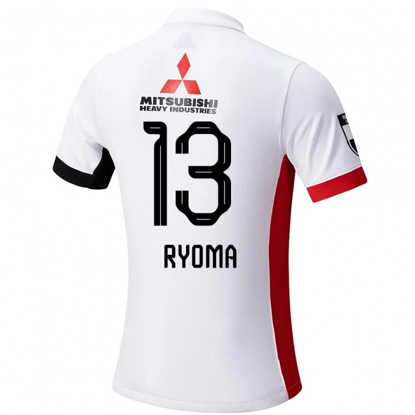 Danxen Kinder Ryoma Watanabe #13 Rot Weiß Auswärtstrikot Trikot 2025/26 T-Shirt Schweiz