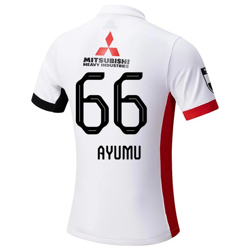 Danxen Kinder Ayumu Ohata #66 Rot Weiß Auswärtstrikot Trikot 2025/26 T-Shirt Schweiz
