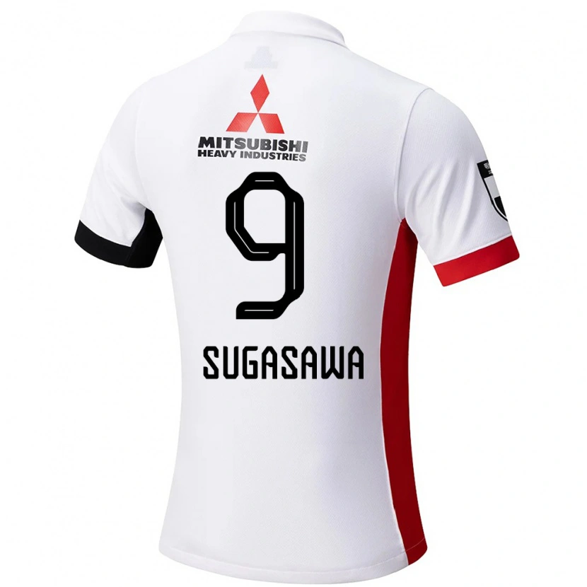 Danxen Kinder Yuika Sugasawa #9 Rot Weiß Auswärtstrikot Trikot 2025/26 T-Shirt Schweiz