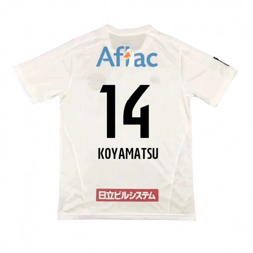 Danxen Kinder Tomoya Koyamatsu #14 Schwarz Gelb Auswärtstrikot Trikot 2025/26 T-Shirt Schweiz
