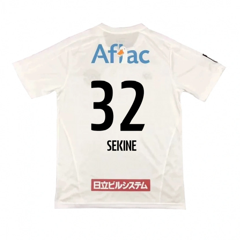 Danxen Kinder Hiroki Sekine #32 Schwarz Gelb Auswärtstrikot Trikot 2025/26 T-Shirt Schweiz