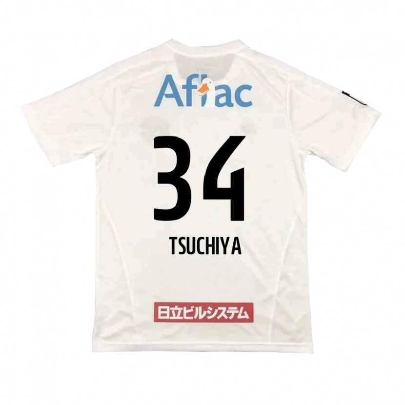 Danxen Kinder Takumi Tsuchiya #34 Schwarz Gelb Auswärtstrikot Trikot 2025/26 T-Shirt Schweiz
