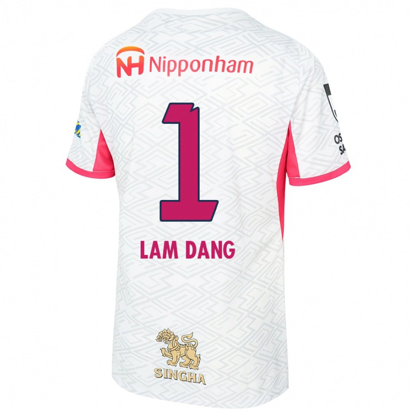 Danxen Kinder Van Lam Dang #1 Sakura Rosa Weiß Auswärtstrikot Trikot 2025/26 T-Shirt Schweiz