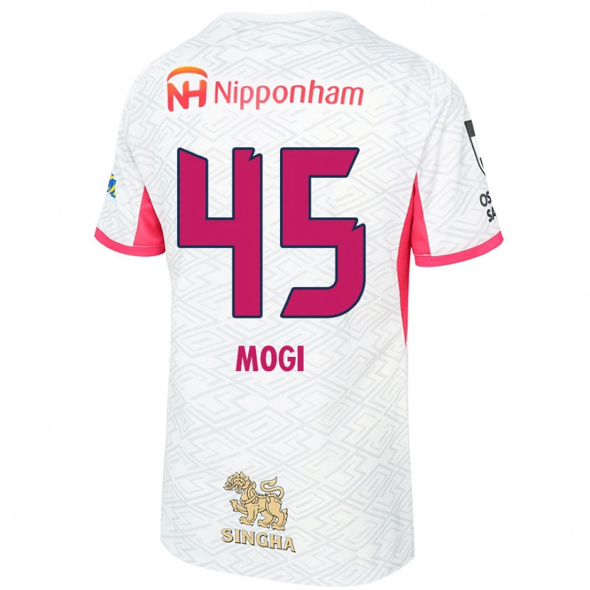 Danxen Kinder Shu Mogi #45 Sakura Rosa Weiß Auswärtstrikot Trikot 2025/26 T-Shirt Schweiz