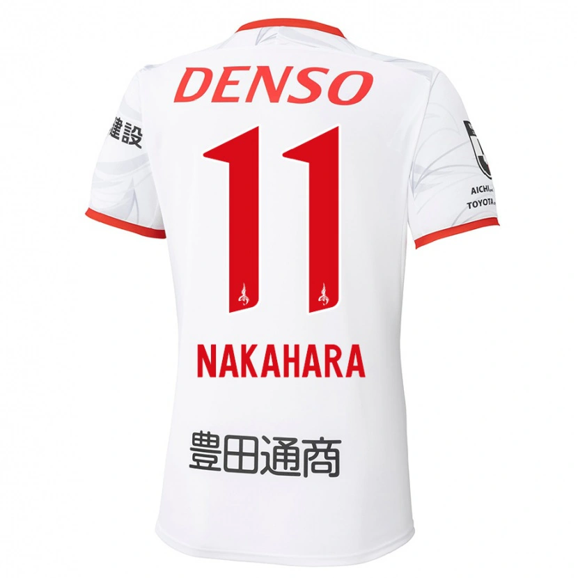 Danxen Kinder Sora Nakahara #11 Rot Gelb Auswärtstrikot Trikot 2025/26 T-Shirt Schweiz
