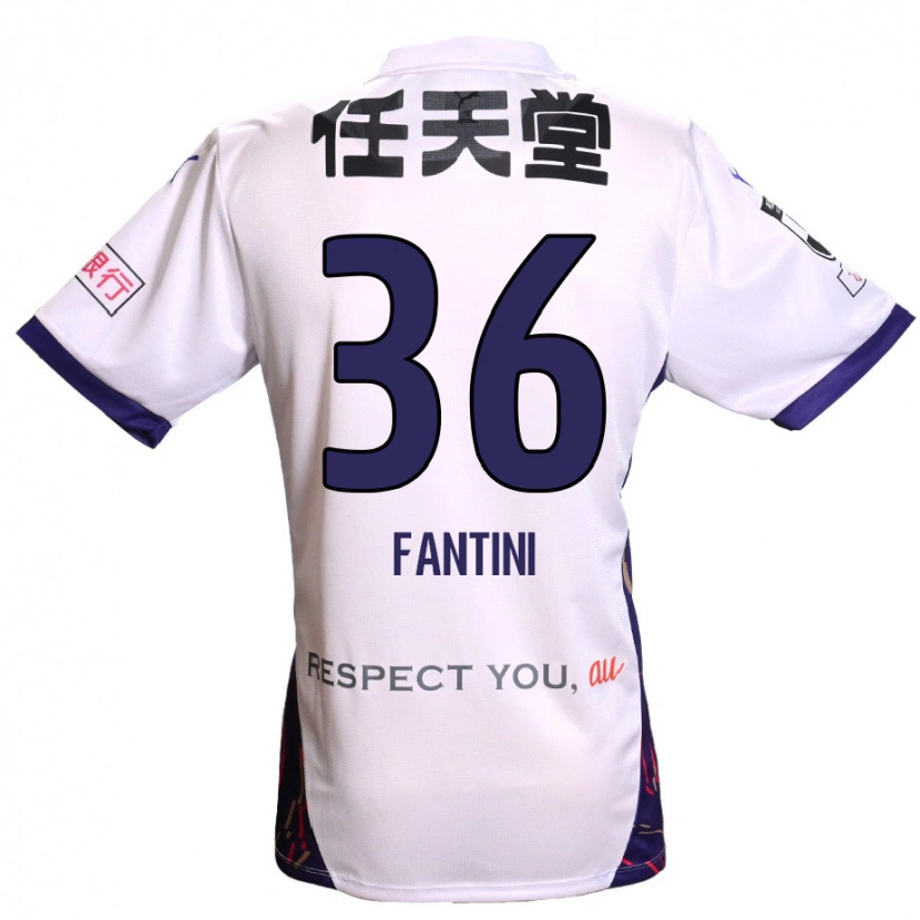 Danxen Kinder Akira Fantini #36 Lila Weiß Schwarz Auswärtstrikot Trikot 2025/26 T-Shirt Schweiz
