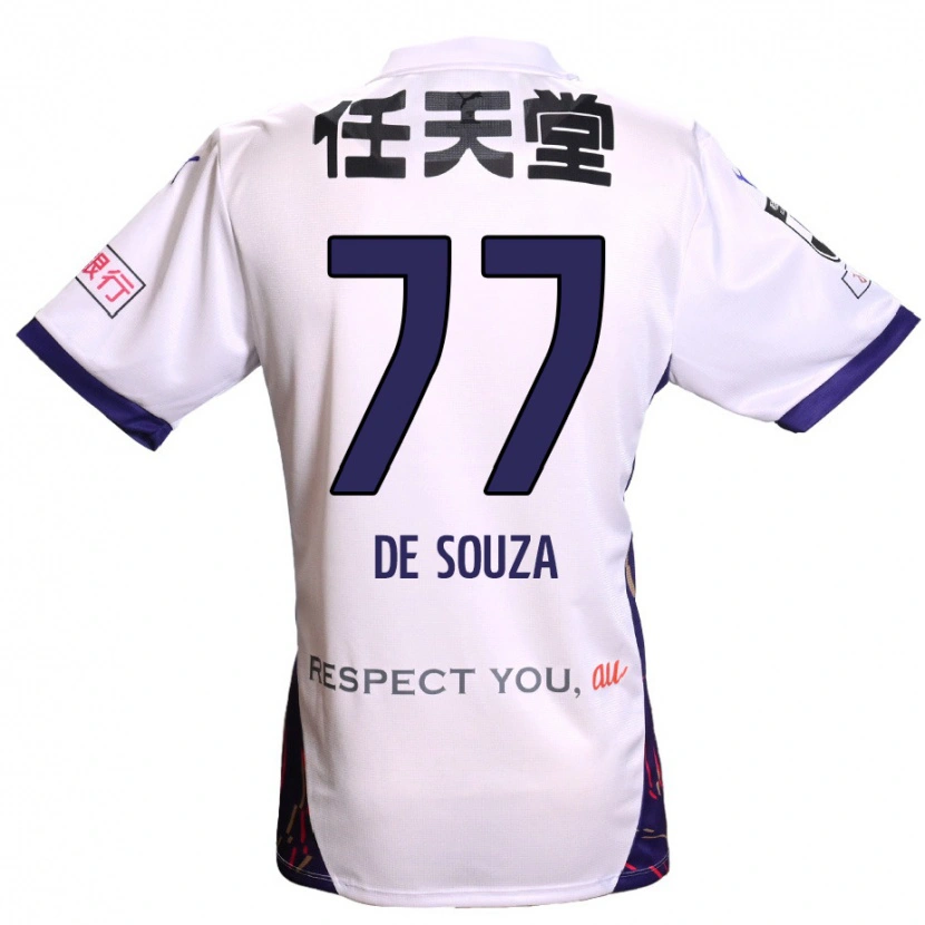 Danxen Kinder Murilo De Souza #77 Lila Weiß Schwarz Auswärtstrikot Trikot 2025/26 T-Shirt Schweiz