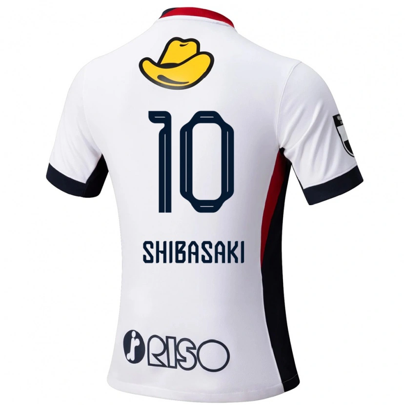 Danxen Kinder Gaku Shibasaki #10 Rot Schwarz Auswärtstrikot Trikot 2025/26 T-Shirt Schweiz