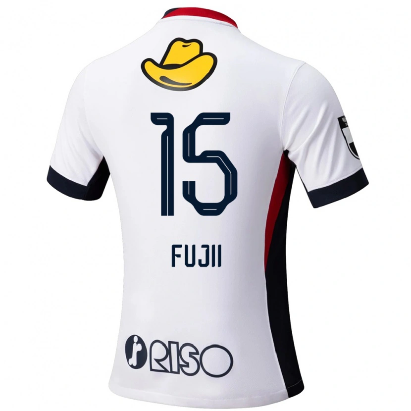 Danxen Kinder Tomoya Fujii #15 Rot Schwarz Auswärtstrikot Trikot 2025/26 T-Shirt Schweiz