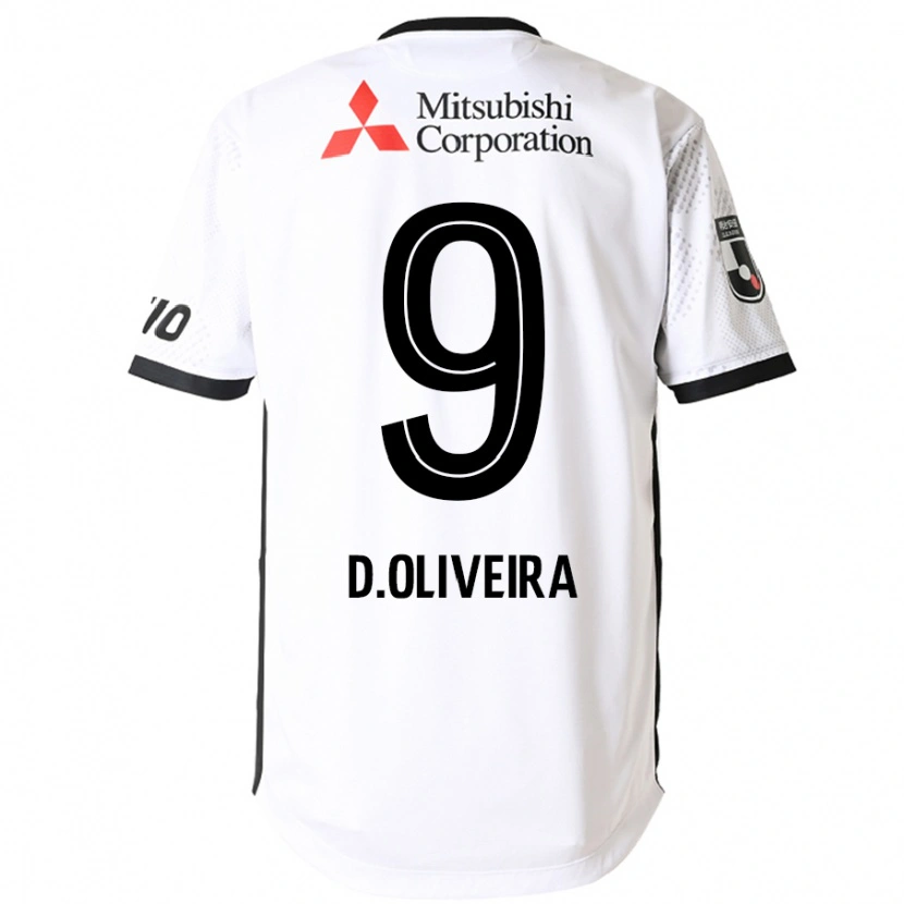 Danxen Kinder Diego Oliveira #9 Königsblau Weiß Auswärtstrikot Trikot 2025/26 T-Shirt Schweiz